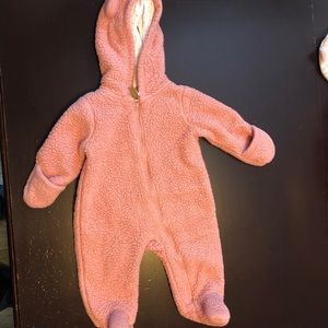 Baby girl full zip up